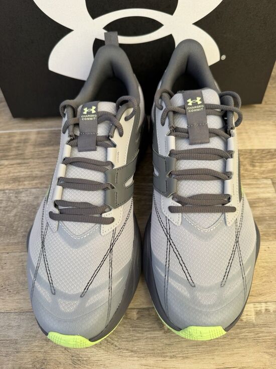 Under Armour UA Charged Commit TR 5 Men’s Size 11 Gray Lime Training Shoes New main image 14